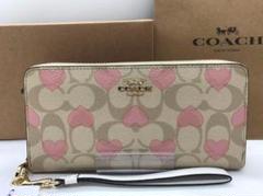 未使用 COACH コーチ シグネチャー フラワー 長財布 ブラウン ピンク 2025年最新】Yahoo!オークション -コーチ 長財布 ピンクの中古品