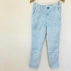 キッズ160㎝【GAPギャップ】ストレッチチノパンツ　スカイブルー青系　コットン