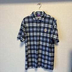 【未使用】BEAMS GOLF ビームスゴルフ ネイビーチェックポロシャツ日本製のサムネイル