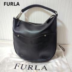 【FURLA】フルラ ワンハンドル ショルダー 肩がけ可能 ブラック 本革