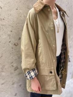 Barbour × Spick and Spanノンワックスジャケット別注タグ付 Barbour 未使用 × Spick and Span バブアー スピック＆スパン