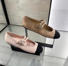 値下げ！ CHANEL シャネル メリージェーン　未着用　36 フラットベージュ 3090046901048619_01_4678.jpeg