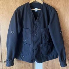ENGINEERED GARMENTS ノーカラーブルゾン　XS ネイビー 2025年最新】Engineered Garments ノーカラージャケットの人気
