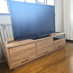 LOWYA ロウヤ テレビ台　木目調　ナチュラルウッド 引き出し付き