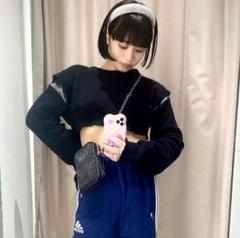 perverz reversible loose short knit topのサムネイル