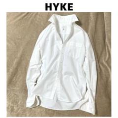 未使用☆ HYKE (ハイク)シースルー袖 クロップドシャツ サイズ2 TA/P CROPPED SHIRT-TA/Pクロップドシャツ-HYKE（ハイク）通販