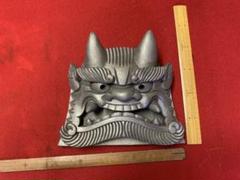 遠州鬼瓦　鬼板師名倉秀三　鬼面瓦　34cm 2025年最新】鬼 鬼瓦の人気アイテム - メルカリ