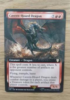 MTG シルバー foil 英語版 洞窟に宝蓄えしドラゴン 銀幕 LTC MTG Cavern-Hoard Dragon/ 洞窟に宝蓄えしドラゴン 英語版