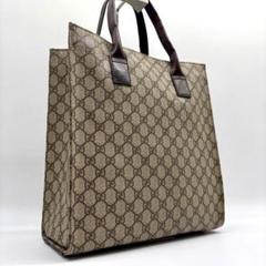 ✨GUCCI グッチ GG スプリーム PVC レザー トートバッグ A4のサムネイル