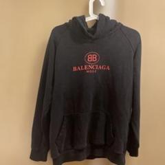 BALENCIAGA×adidas 22AWフロントロゴ刺繍 ユーズド加工プル