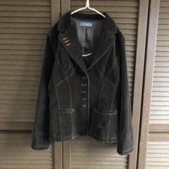 【 aljachen 】ベロア ジャケット おしゃれステッチ 定価18000円程