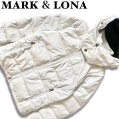 高速配送 MARK&LONA マークアンドロナ ダウンジャケット 中綿 メンズ 白 メンズウェア