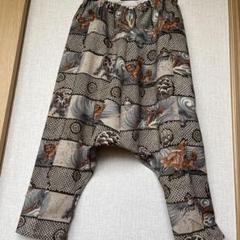 着物リメイク.サルエルパンツL L☆ハンドメイド