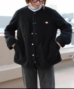 ★極美品★　DANTON　ダントン　ノーカラー　メルトン　ジャケット　36 Danton ダントン 18AW 18A-SL-001 WOOL MOSSER JACKET ウール