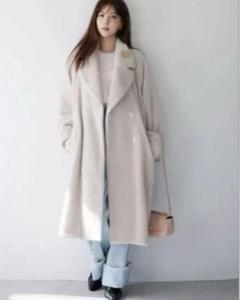 ♡ 最終お値下げ♡スナイデルシャギー コクーンコート0サイズ♡ SNIDEL シャギーコクーンコート