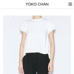 美品⭐︎ヨーコチャン⭐︎襟付きパフカップスリーブ 半袖ブラウス
