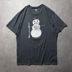 OLD NAVY ハロウィン　雪だるま　ユニーク　かぼちゃ　ダークグレー　L