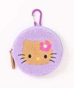 【新品】日焼け キティ サークル さがらポーチ Sanrio カラビナ