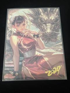 超希少 美品 春麗 ＆ バルログ ストリートファイター シール カード ストリートファイター6 俺より強いやつらの世界展 シール 春麗