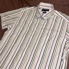 TOMMY HILFIGER トミーヒルフィガーストライプボタンダウンシャツ Lのサムネイル