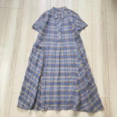 24年モデル センソユニコ Lucruca シャツワンピース ストライプ