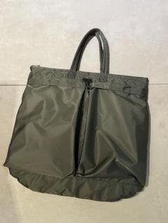 新品・未使用　YAECA ヤエカ　オリーブ ナイロン ヘルメットバッグ YAECA _ LIKE WEAR Helmet Bag / Olive | R1