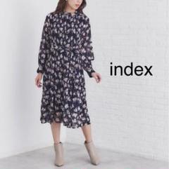 indexインデックス♡リボンベルト2way プリーツワンピース