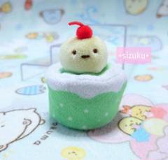 【レア・未使用】すみっコぐらし ホットケーキ 喫茶 てのりぬいぐるみ タグ無し すみっコぐらし てのりぬいぐるみ とかげ（ホットケーキ） ね