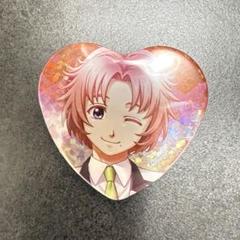 ときメモGS ホログラム缶バッジ 氷室一紀 ハート缶バッジ ときめきメモリアル Girl's Side 4th Heart 氷室一紀 缶バッジ