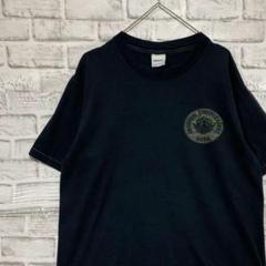 USA製90sヴィンテージTシャツ！シングルステッチ　ブラック半袖古着L24
