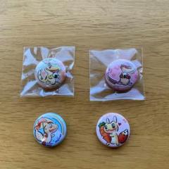 【缶バッジ】爬虫類　4個まとめ売り　レオパ