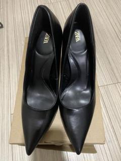ZARA レザーハイヒールパンプス BLACK 24.5センチ 2025年最新】zaraヒール24.5の人気アイテム - メルカリ