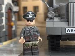【美品】LEGO ドイツ国防軍　士官　スプリンター迷彩　ミニフィグ　ww2 レゴ