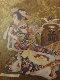青木繁【錦絵趣味】 高級画集画、状態良好、新品高級額装付