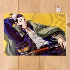 し*ん様 ゴールデンカムイ B2サイズ 非売品ポスター 折り目なし ポスター(アニメ) 豪華金箔仕様!B2番宣ポスター 杉元＆アリシパ