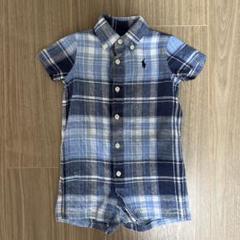 ラルフローレン　半袖シャツロンパース