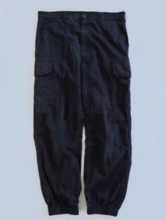 AD2004 コムデギャルソンオム ポリ縮絨 カーゴパンツ ストレート ネイビー AD2004 コムデギャルソンオム ポリ縮絨 カーゴパンツ ストレート