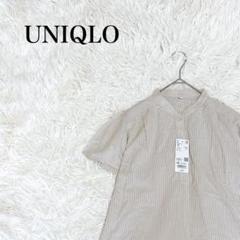 UNIQLO 半袖シャツ ギンガムチェックブラウス 160