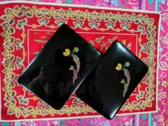 漆器 膳 黒 赤 花模様 亀のデザインkikiになります。 漆器 膳 黒 赤 花模様 亀のデザインkiki様専用になります