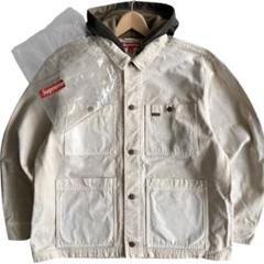 未使用 Supreme Worn Hooded Chore Coat 25ss