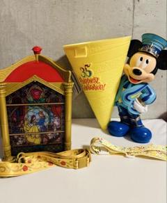 東京ディズニーランド ポップコーン入れ ミッキー35周年 美女と野獣 ２セット
