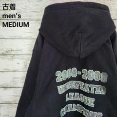 古着 チャンピオン プレミアム リバースウィーブ パーカー 肉厚 フーディ 黒M