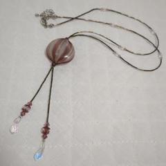 【ハンドメイド】スワロフスキー　ビーズ　ネックレス