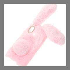 匿名発送❣️iPhone X/XSかわいい ケース ぬいぐるみ ウサギ デザイン