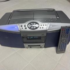 シャープ、1ビットデジタルアンプ内蔵のCD/MDラジカセ