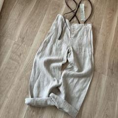 emicetic エミックエティック　サスペンダーパンツ cavane — 「 emic:etic 」 Suspenders pants / linen100