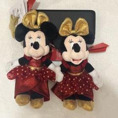 ディズニーストア25周年 ぬいぐるみキーホルダーキーチェーン ミニー デイジー ディズニーストア25周年 ぬいぐるみキーホルダーキーチェーン