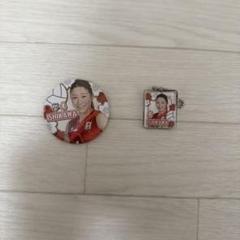 石川真佑　vnl ガチャ　缶バッジ