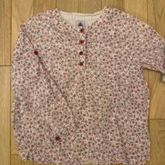 Petit Bateau 花柄 長袖シャツ 4ans/102cm