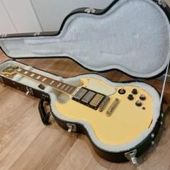 Epiphone　エピフォン　SGタイプ　3PU エピフォンSGしかもカスタムしかも3ピックアップはあくまで娘の